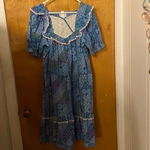 Liberty House vintage dress nightgown M